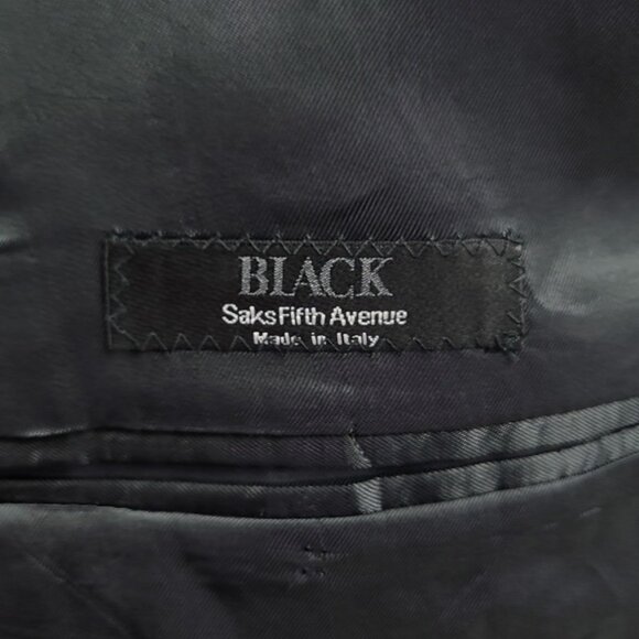 Saks Fifth Avenue Black Label Slim Fit Ermenegildo Zegna Cloth Blazer 40R - Picture 12 of 16